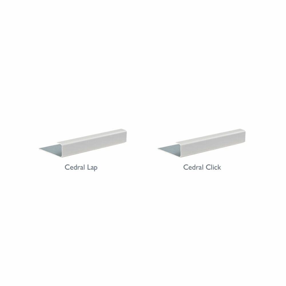 Cedral C07 Cream White Connection Profile 3000mm
