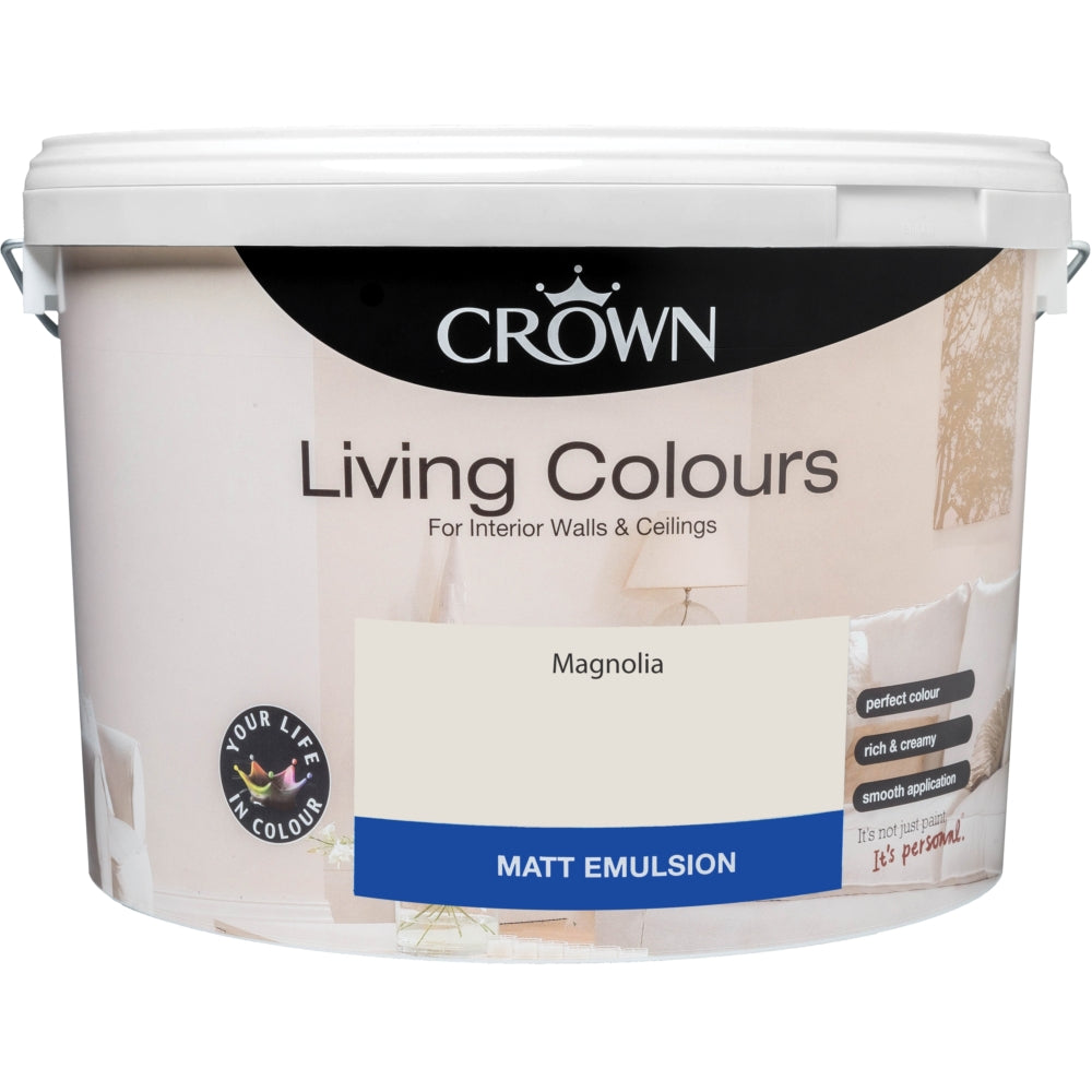 Crown Matt Emulsion Magnolia 10L