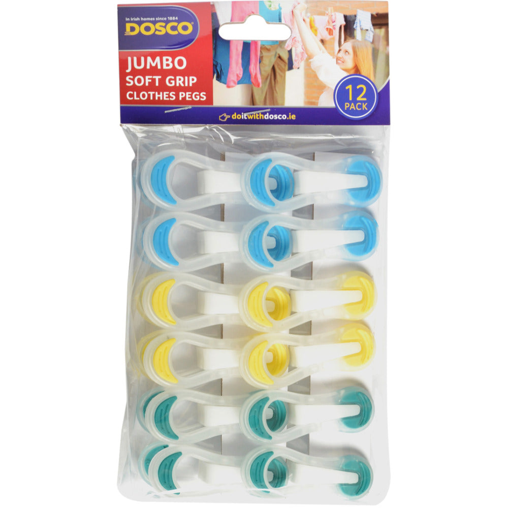 Dosco - Jumbo Soft grip Clothes Pegs