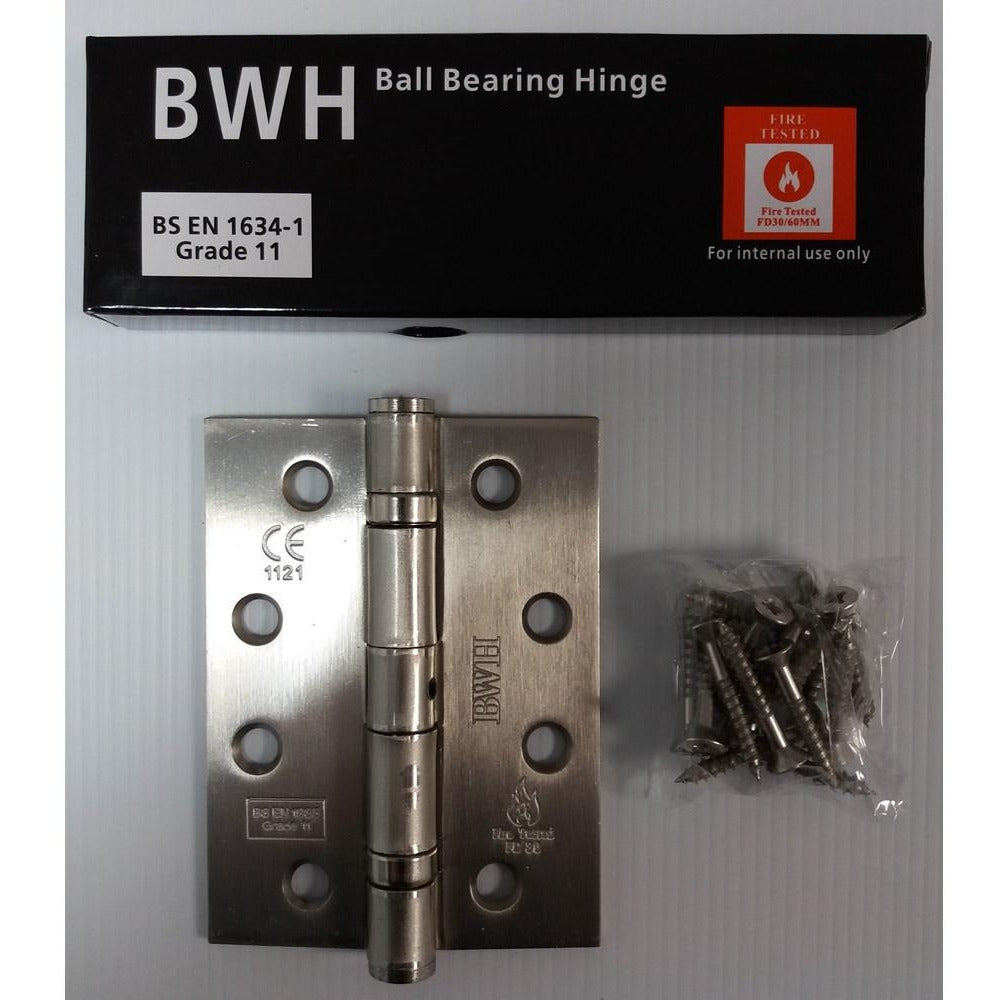 BW Hardware - BWH 4\ Grade 11 Steel 1hr Fire Rated (2 Pack) 50prs per carton