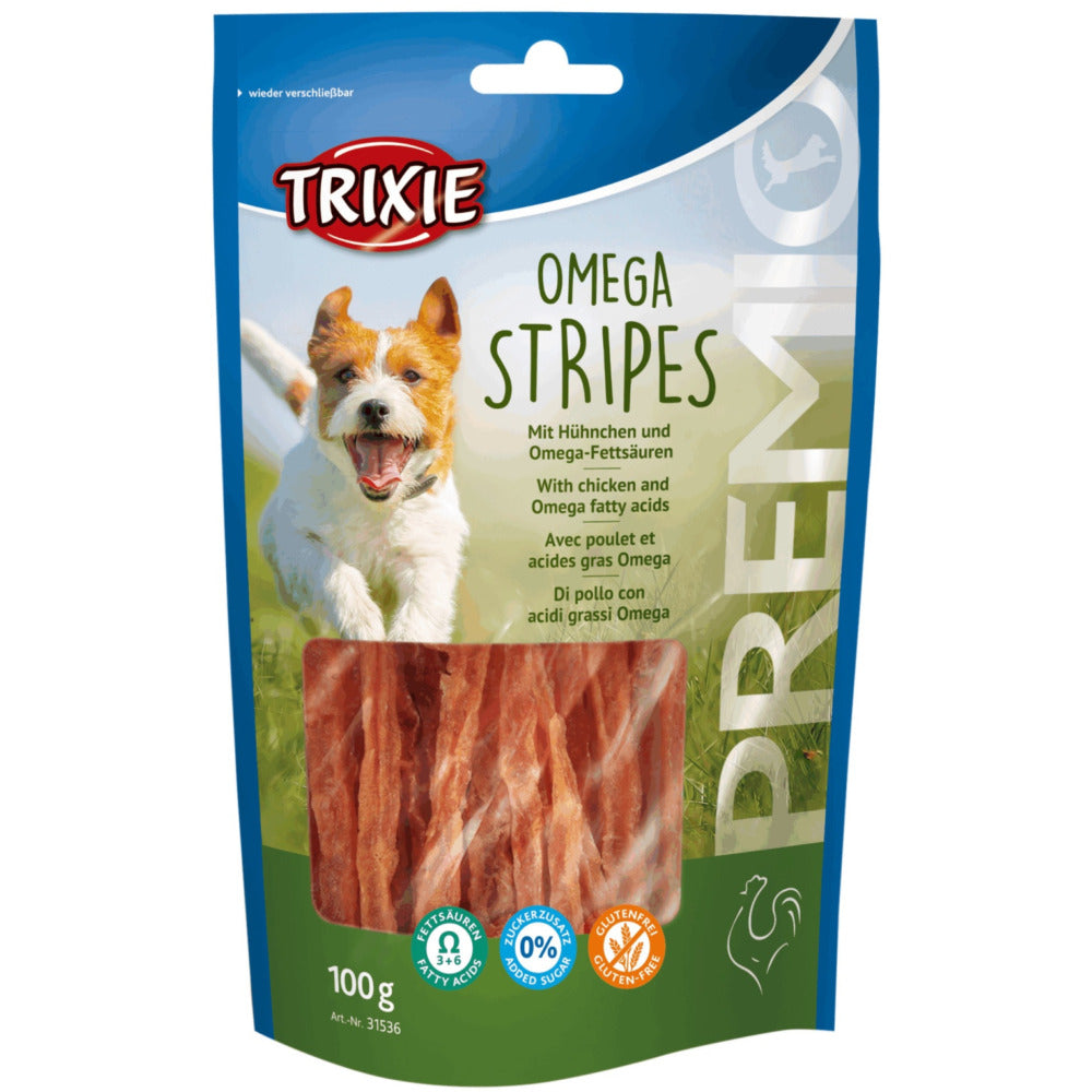 Trixie - Premio Omega Stripes Chicken 100g