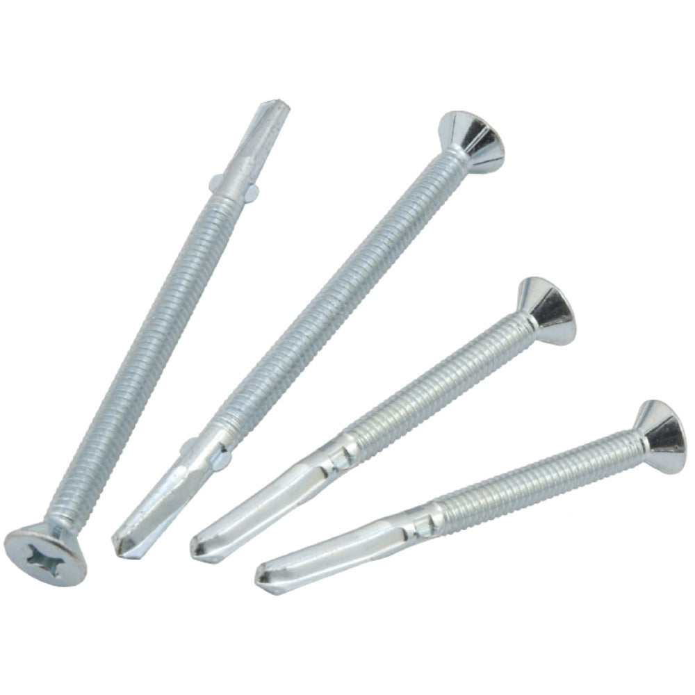 Tucks - Countersunk Wing Heavy TEK Self Driller 100pce 5.5x65mm (Carton Qty: 10 packs)