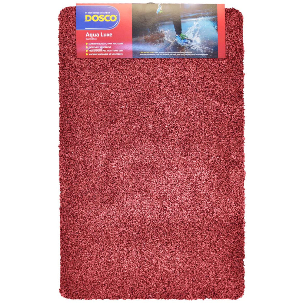 Dosco - Aqualuxe Mat 50cm x 80cm Red