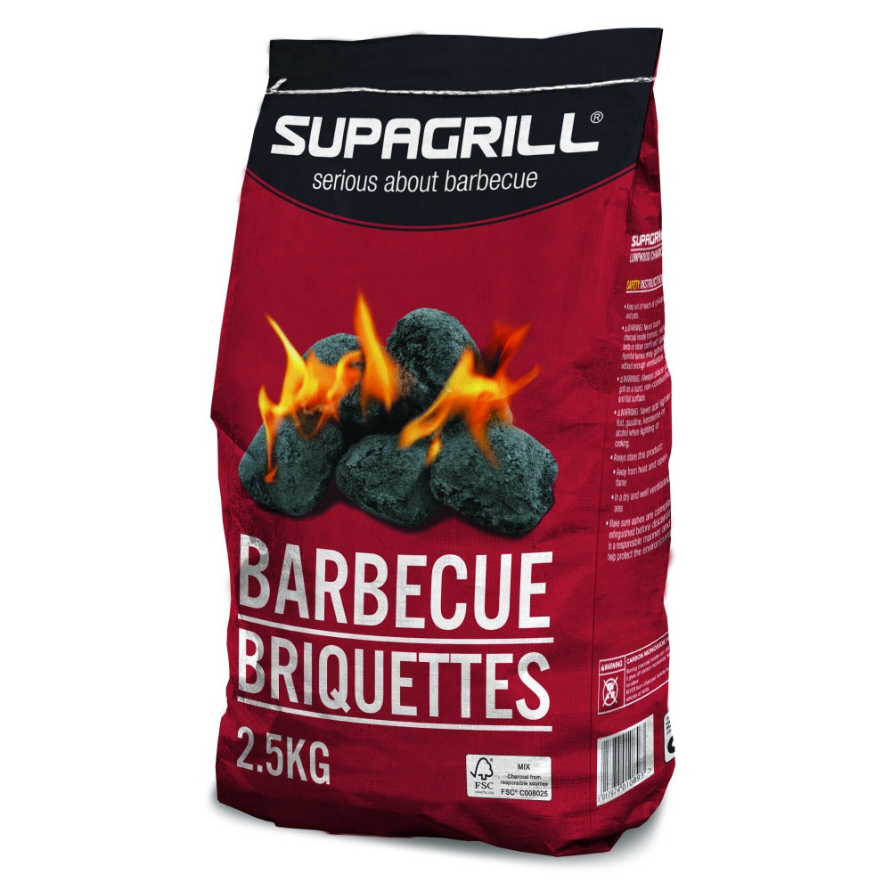 Supagrill Charcoal BBQ Briquettes - 2.5kg