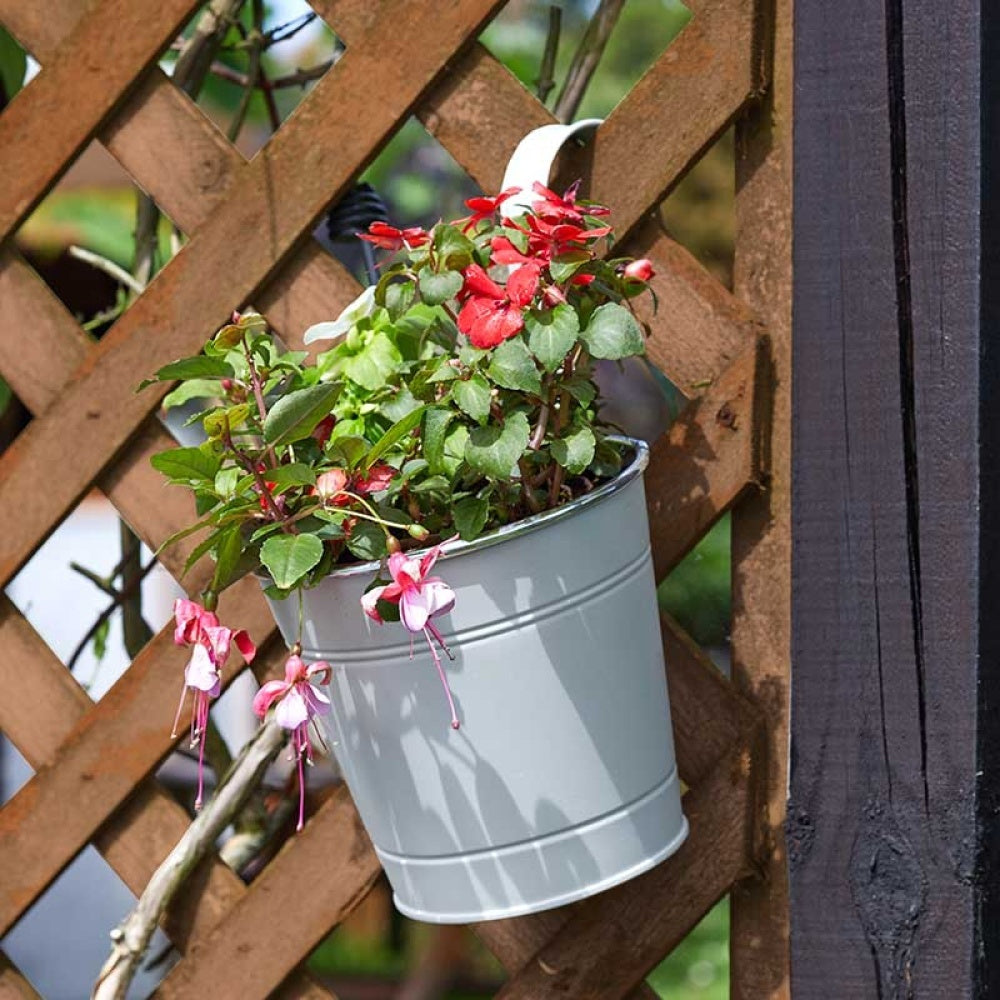 Smart Garden - 6in Fence & Balcony Hanging Pot - Ivory