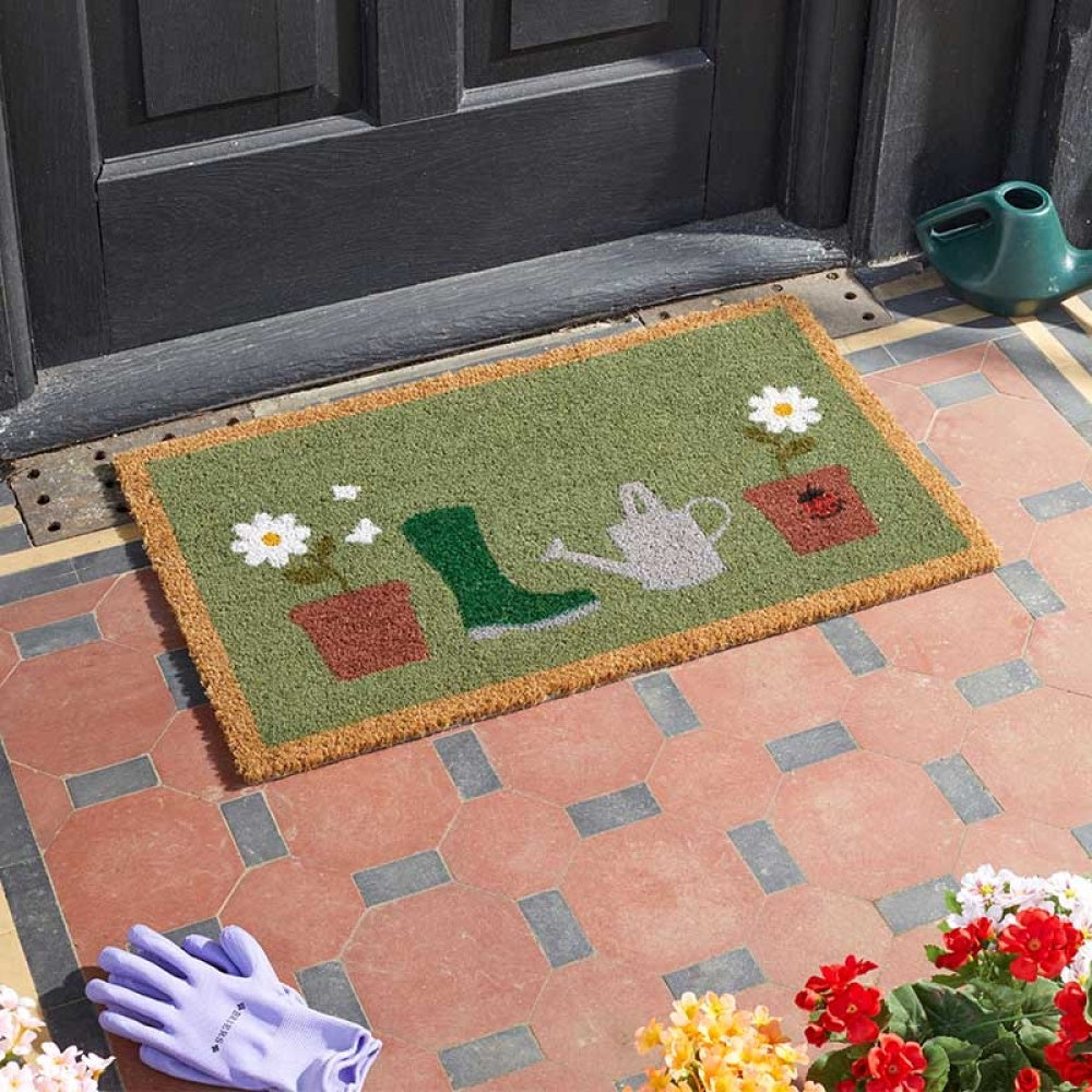 Outside In - Flower Pots Decoir Mat 75x45cm