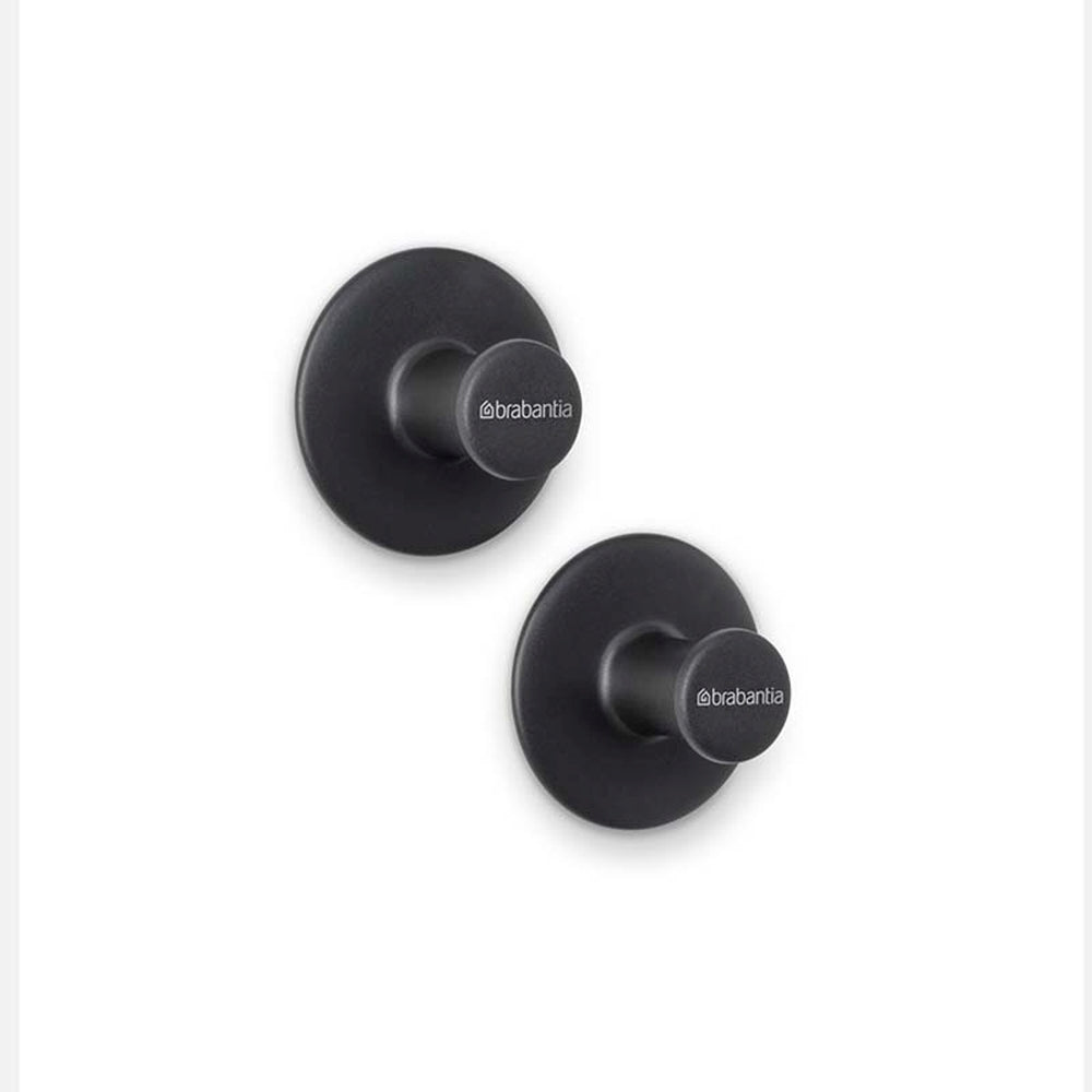 Brabantia - Towel Hook-2 Pce-Dark grey