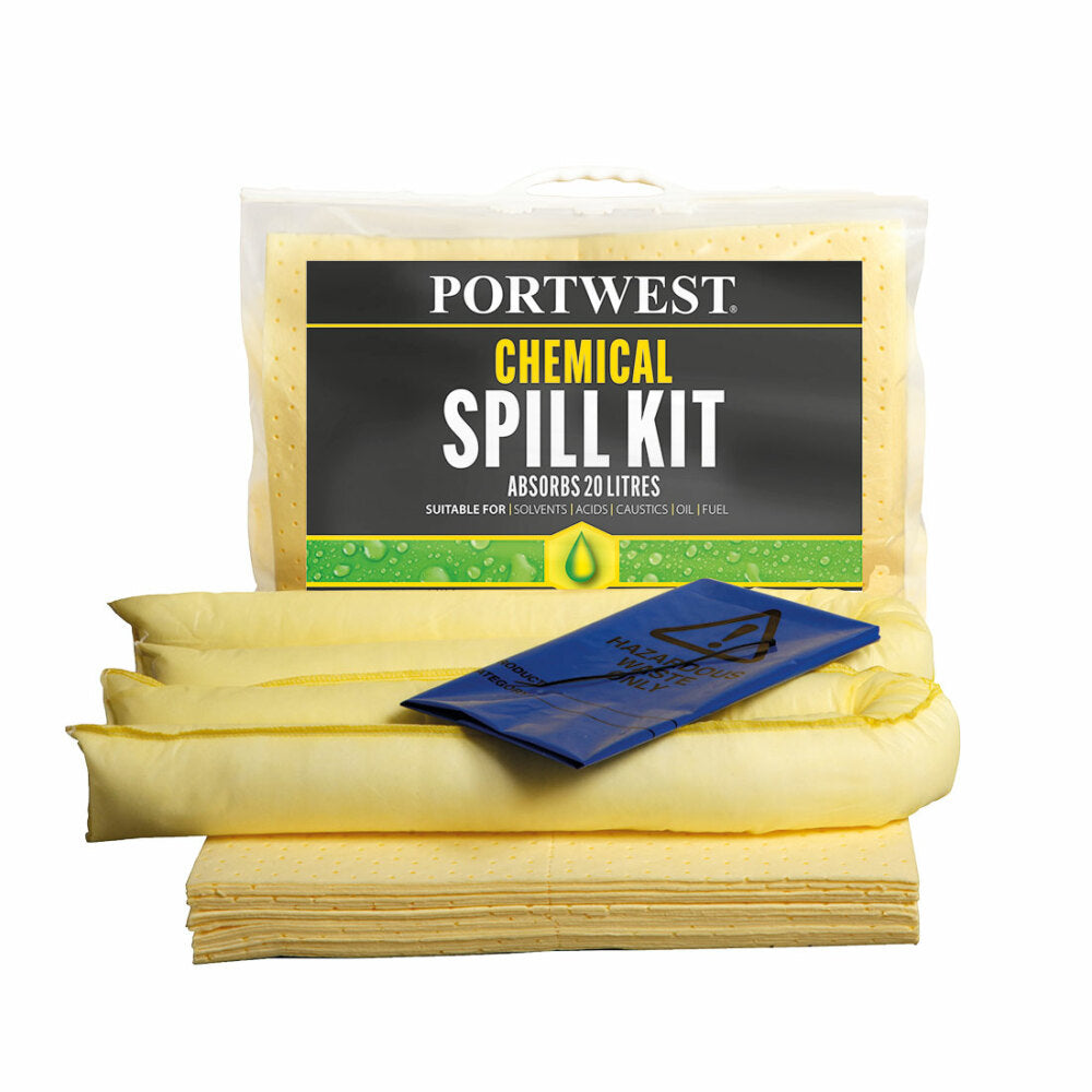 Portwest - 20 Litre Chemical Kit - Yellow