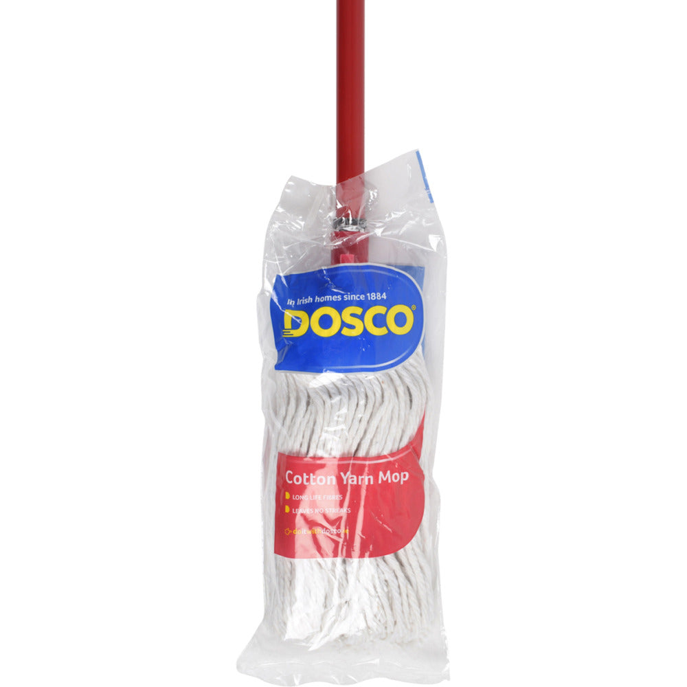 Dosco - White Mop Heads Coloured Socket No. 16 Handled