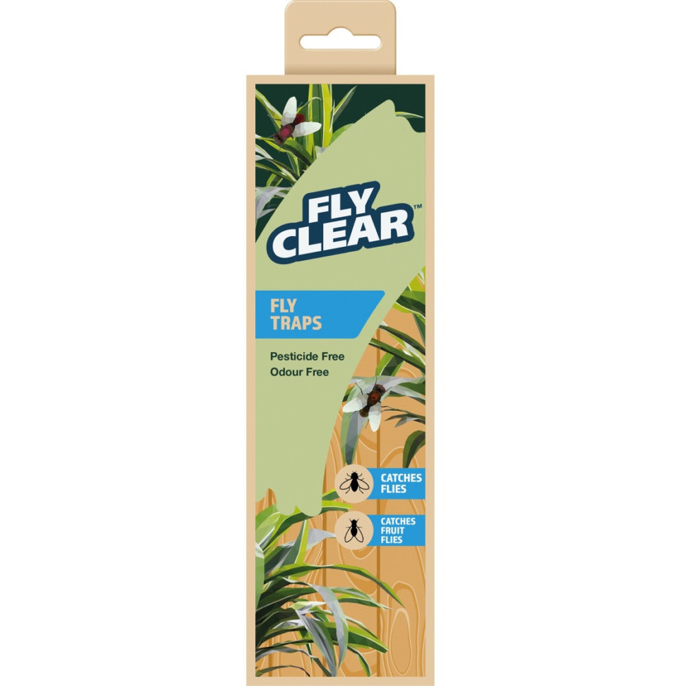 FlyClear Fly traps 4-pack