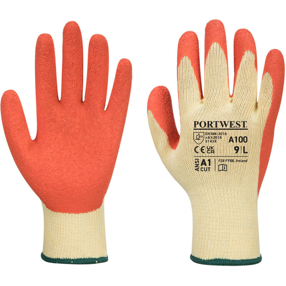 Portwest - Grip Glove - Latex - Orange
