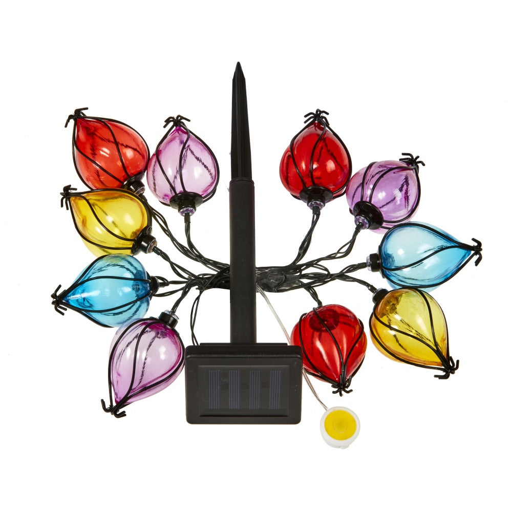 Smart Garden Smart Solar 10 Balloon Rainbow String Lights
