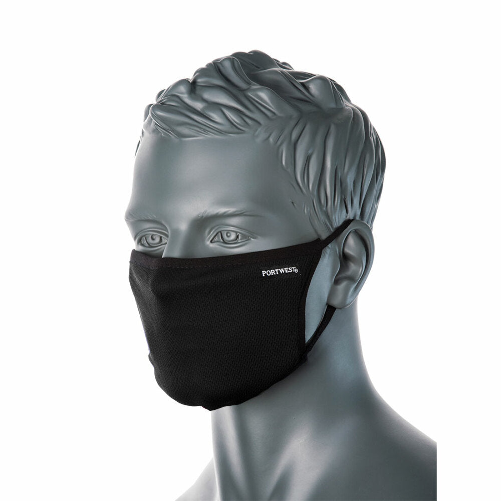 Portwest - 3-Ply Fabric Face Mask (Pk25)