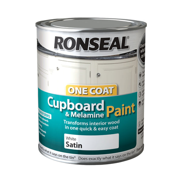 Ronseal cupboard and furniture paint white satin sale