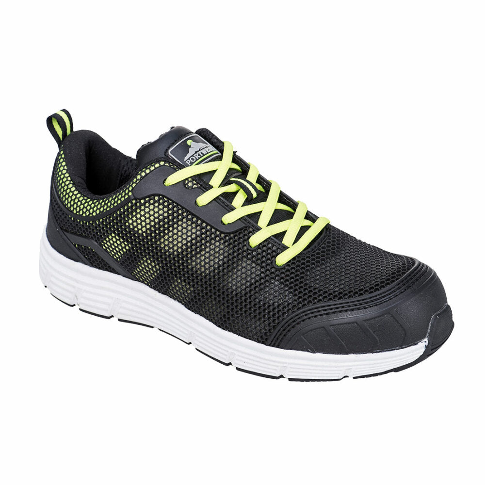 Steelite Tove Trainer S1P - Black/Green