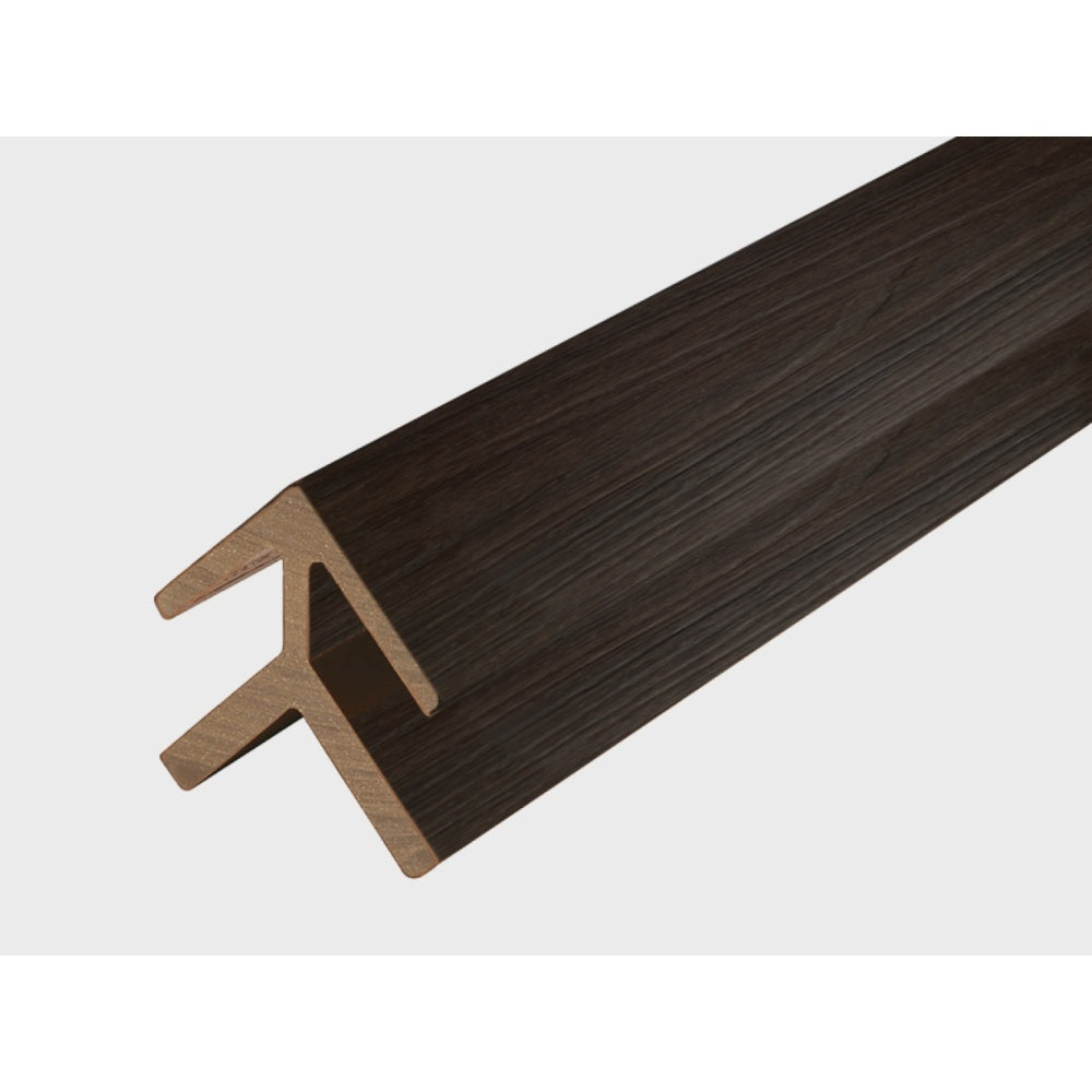 Ultrashield Outside Corner US46 Trim Walnut Traditional Cladding 59mm