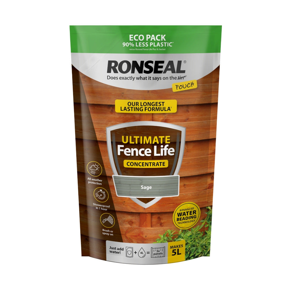 Ronseal Ultimate Fence Life Concentrate Sage 950ml