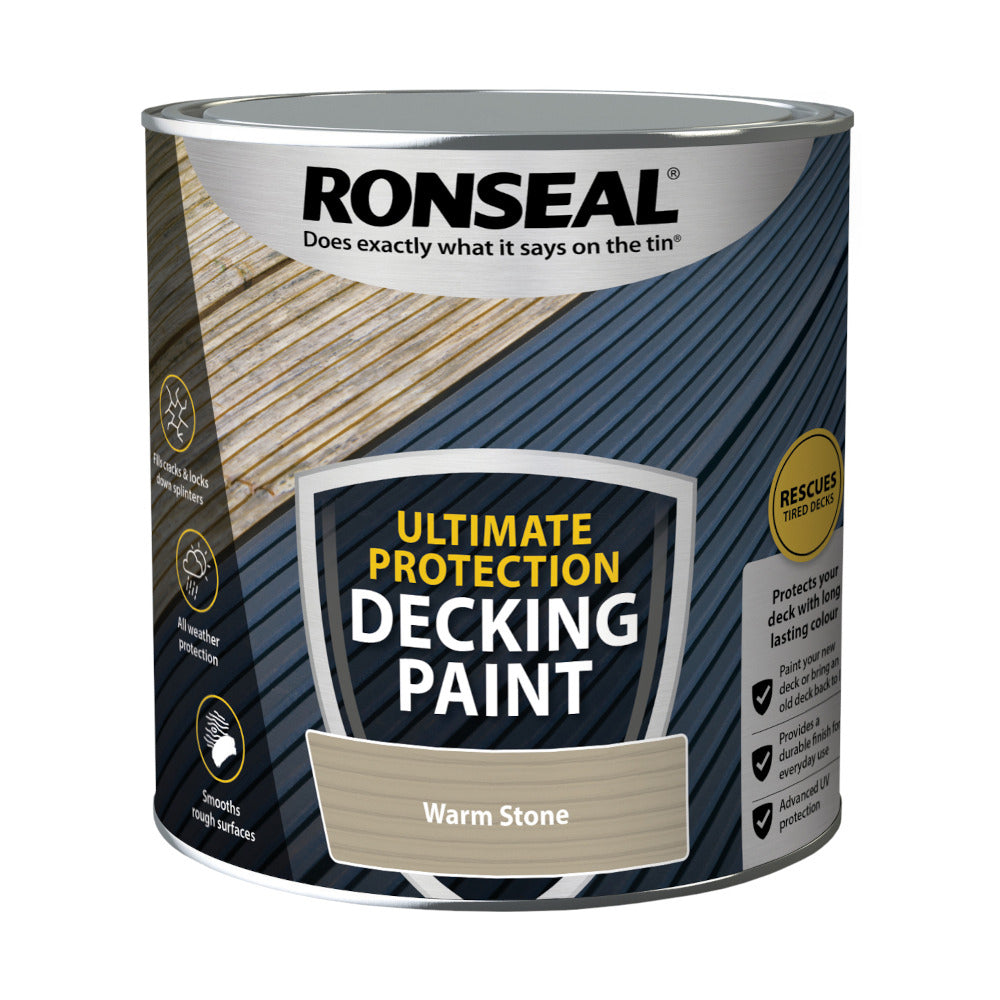 Ronseal Ultimate Protection Decking Paint Warm Stone 2.5L