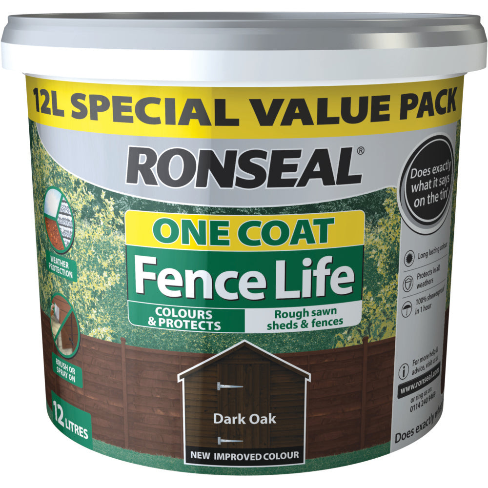 Fencelife One Coat - 12L - Forest Green