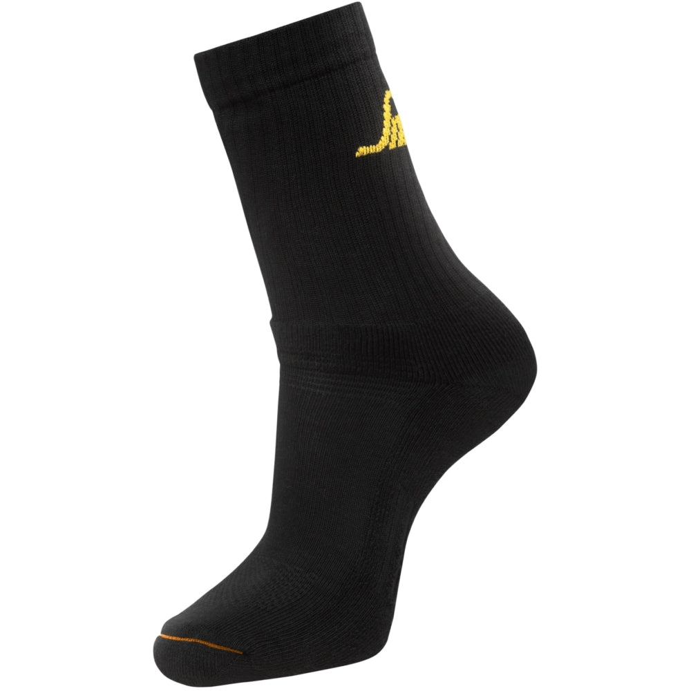Snickers - AllroundWork, 3-pack Basic Socks - Black