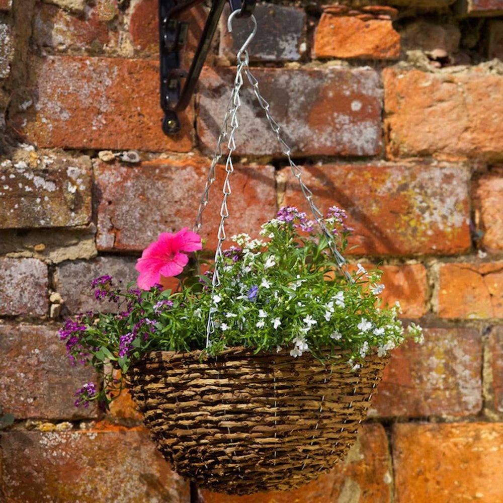 Smart Garden - 14in Country Rattan Hanging Basket