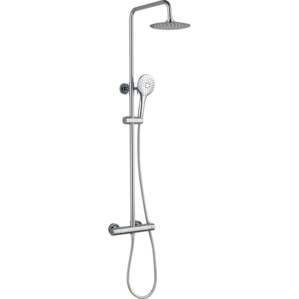Thermostatic Bar Mixer Shower & Round Rainhead