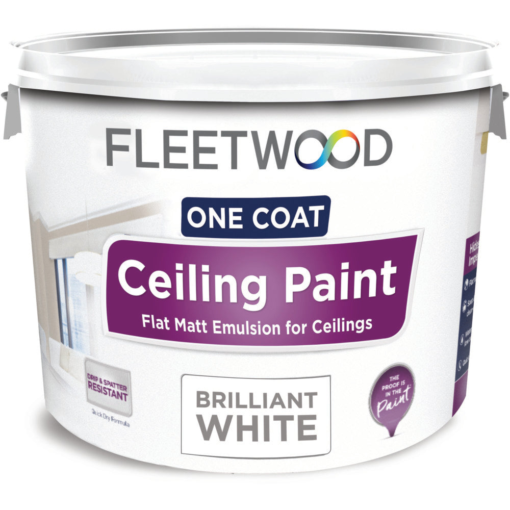 Fleetwood Ceiling Paint Ceiling Paint Brilliant White 10L
