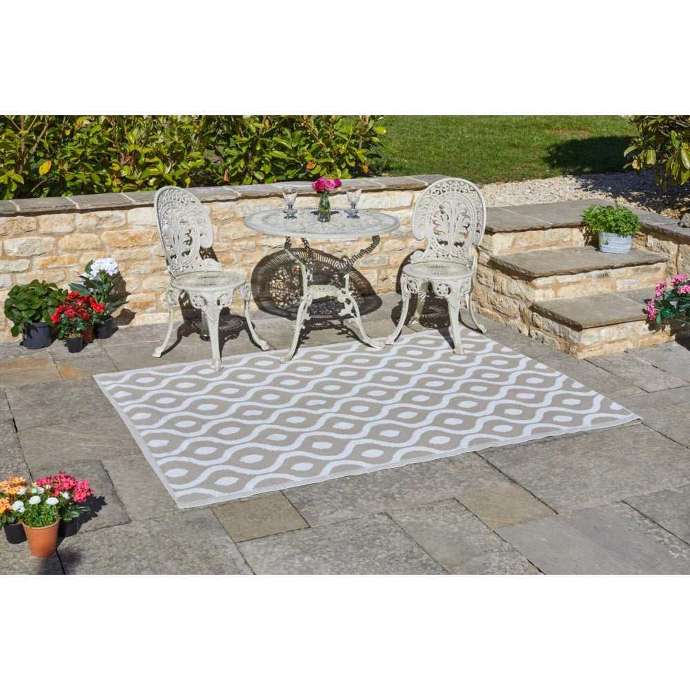 Smart Garden Neptune Outdoor Rug - Mocha - 160cm x 230 cm