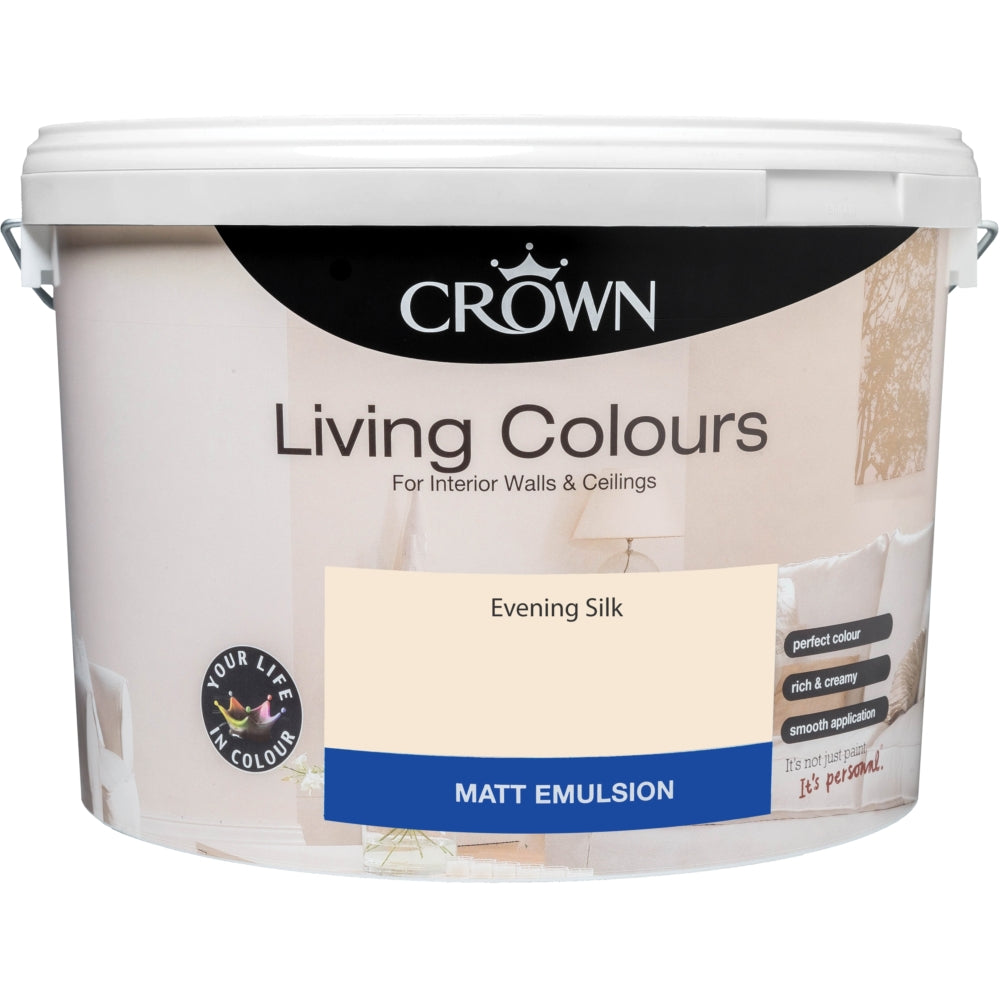 Crown Matt Emulsion Evening Silk 10L