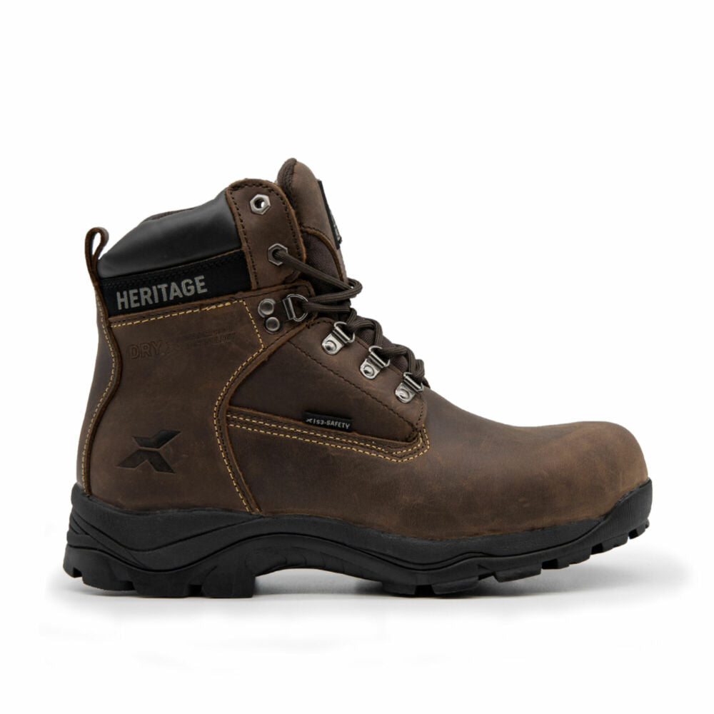 Xpert Heritage Legend S3 Safety Boot Brown - EU39 / UK6