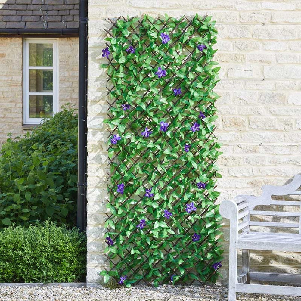 Faux Decor - Lilac Bloom 180 x 60cm Trellis