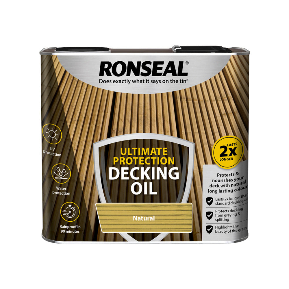 Ronseal Ultimate Protection Decking Oil Natural 2.5L