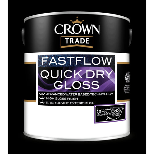 Crown Trade Fastflow Quick Dry Gloss Base Platinum Light 2.5L