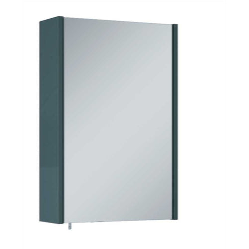 Otto Plus Mirror Cabinet Gloss Grey - 450mm