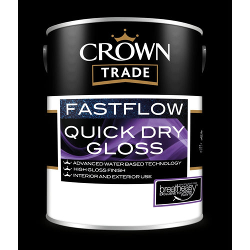 Crown Trade Fastflow Quick Dry Gloss Base Crystal Dark 5L