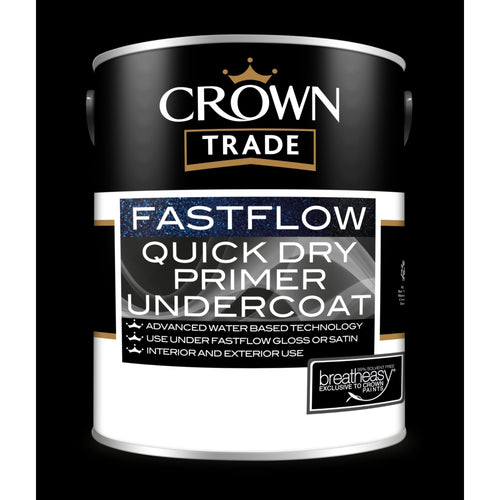 Crown Trade Fastflow Quick Dry Undercoat Base Platinum Light 5L