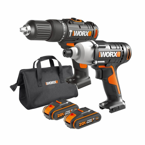 WORX 20V cordless 2 tool combo kit Topline Group