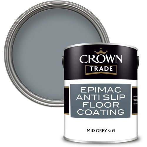 Crown Trade Epimac Antislip Mid Grey 5L