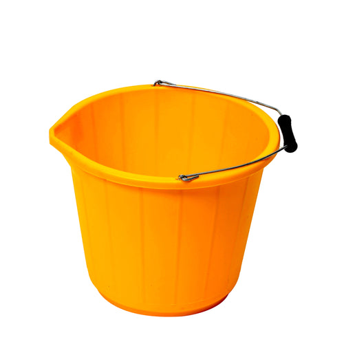 Plastic Bucket Yellow - 3 Gallon