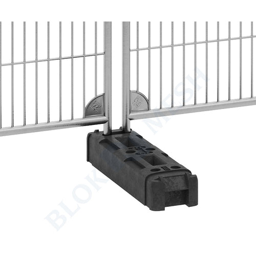 Blok N Mesh Standard Recycled Fence Feet for Temporary Site Fencing
