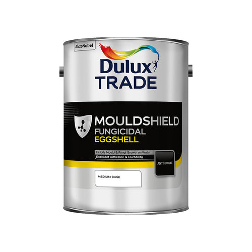 Dulux Trade Mouldshield Fungicidal Eggshell Medium Base 5L