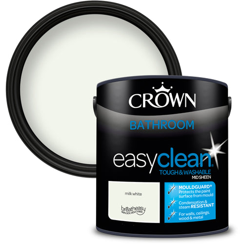 Crown Easyclean Bathroom Milk White 2.5L
