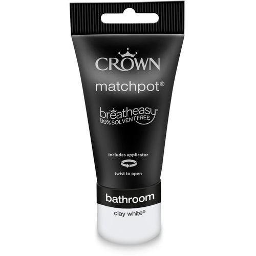 Crown Easyclean Bathroom Clay White 40ml