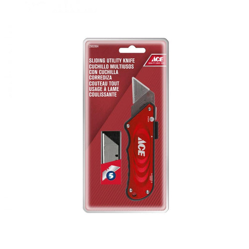 Ace - Utility Knife Slide Lock with 5 Blades