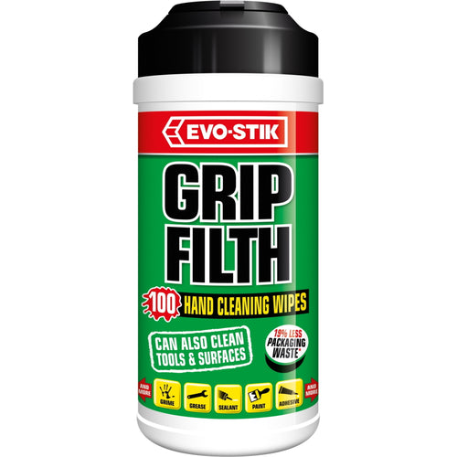 Evo-Stik Gripfilth Wipes Tub100