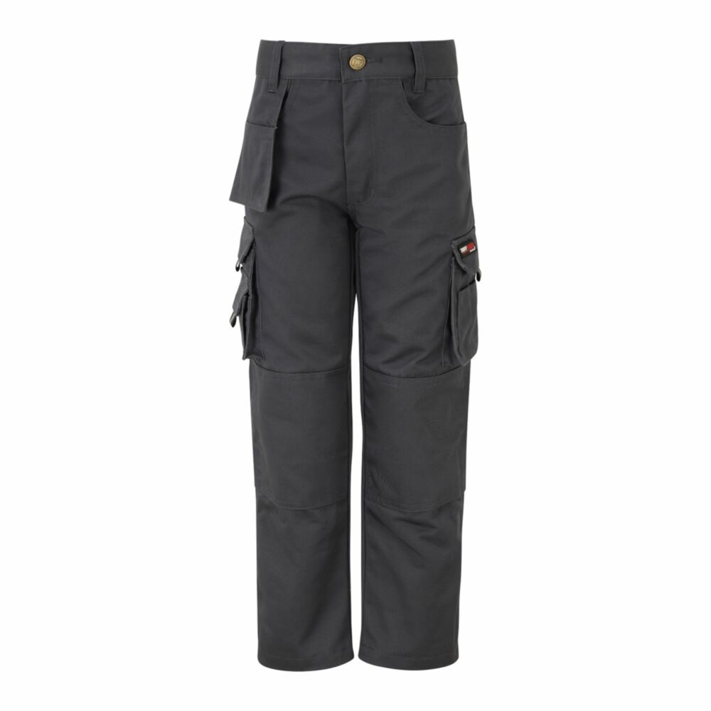 Tuffstuff Junior Pro Work Trouser Grey - Age 3-4 Years
