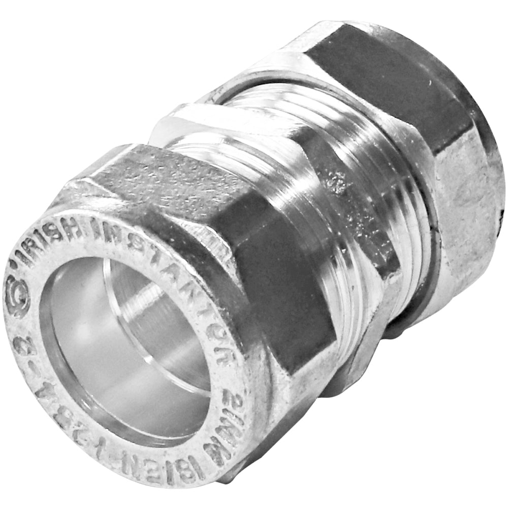 No. 310CP 1/2\ CxC Straight Coupler Chrome