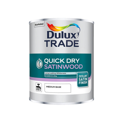 Dulux Trade Quick Dry Satinwood Medium Base 1L