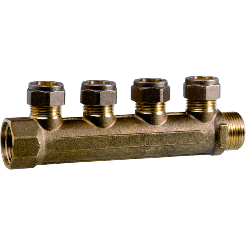 South Coast Plumbing - 3/4\ x 1/2\ x 4 Port Manifold