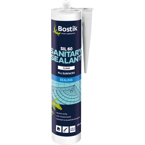 Bostik Sil 60 Clear Silicone 310ml